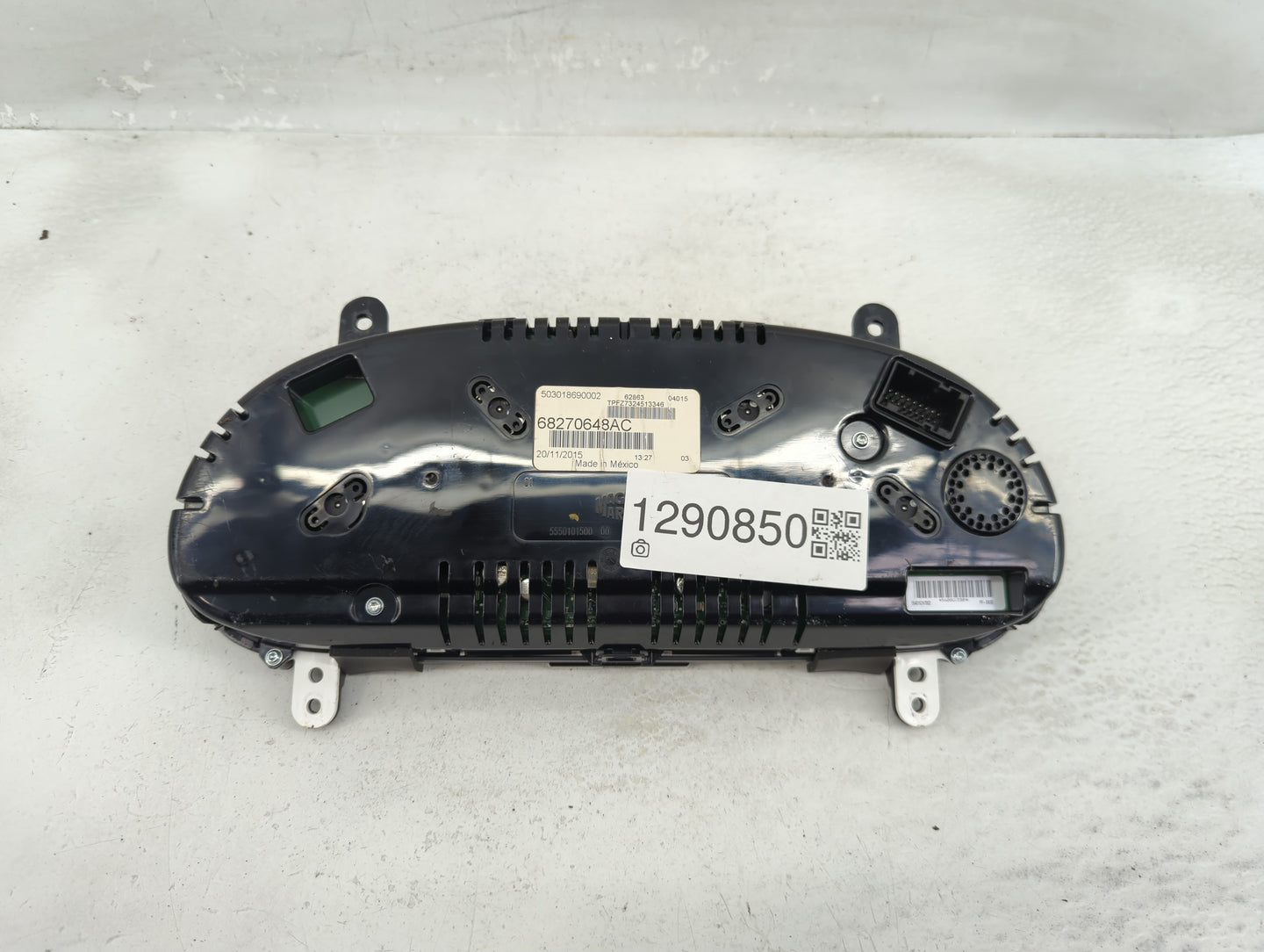 2016 Dodge Dart Instrument Cluster Speedometer Gauges P/N:68270648AC Fits OEM Used Auto Parts - Oemusedautoparts1.com