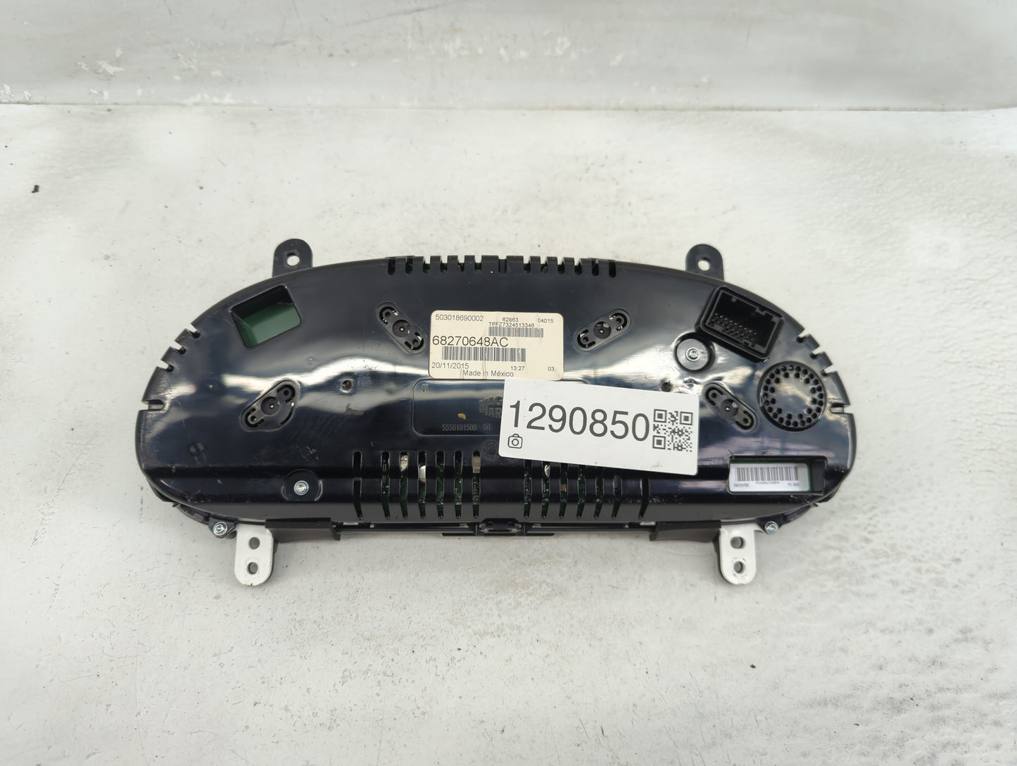 2016 Dodge Dart Instrument Cluster Speedometer Gauges P/N:68270648AC Fits OEM Used Auto Parts - Oemusedautoparts1.com