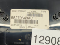2016 Dodge Dart Instrument Cluster Speedometer Gauges P/N:68270648AC Fits OEM Used Auto Parts - Oemusedautoparts1.com