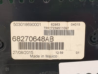 2016 Dodge Dart Instrument Cluster Speedometer Gauges P/N:68270648AB Fits OEM Used Auto Parts - Oemusedautoparts1.com