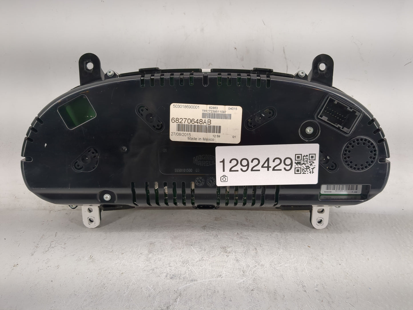 2016 Dodge Dart Instrument Cluster Speedometer Gauges P/N:68270648AB Fits OEM Used Auto Parts - Oemusedautoparts1.com