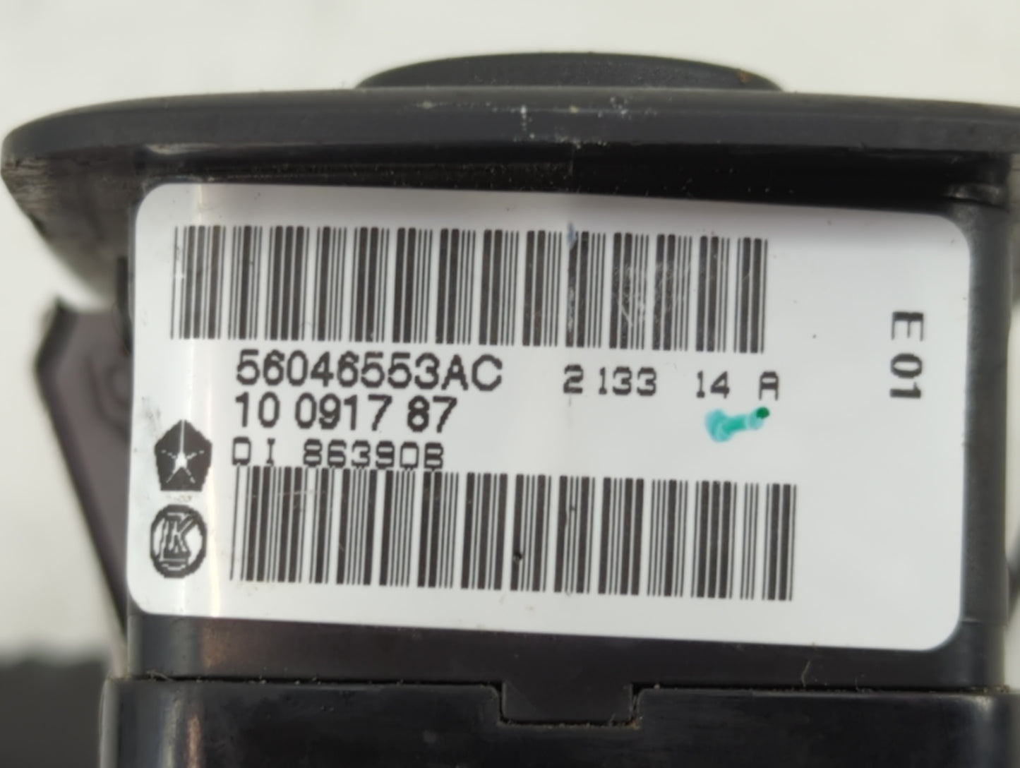 2013-2016 Dodge Dart Master Power Window Switch Replacement Driver Side Left P/N:56046553AC Fits Fits 2013 2014 2015 2016 OE