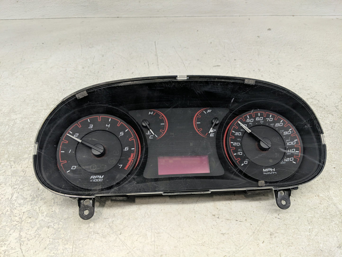 2016 Dodge Dart Instrument Cluster Speedometer Gauges P/N:68270648AB Fits OEM Used Auto Parts - Oemusedautoparts1.com