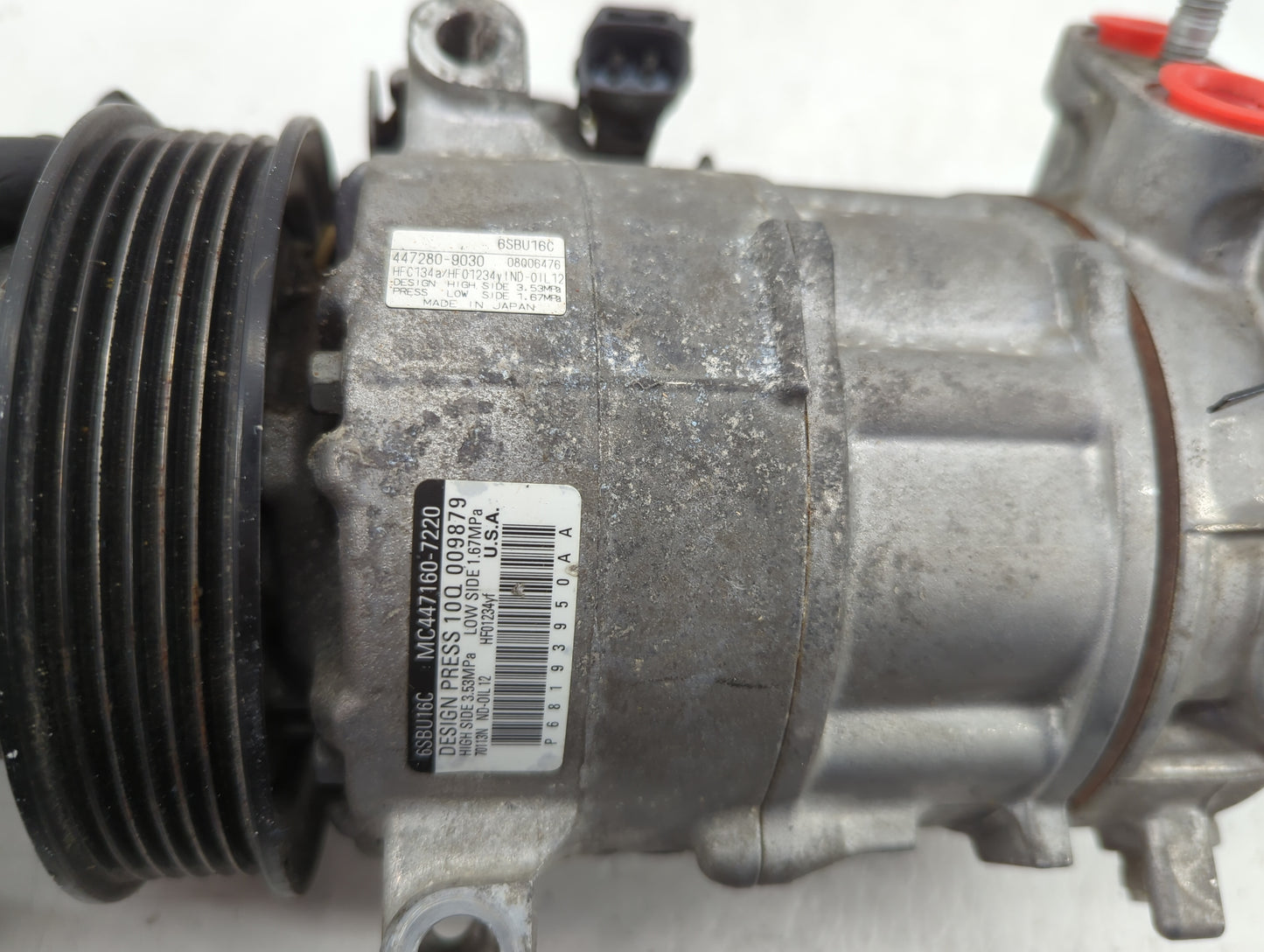 2014-2016 Dodge Dart Air Conditioning A/c Ac Compressor Oem - Oemusedautoparts1.com