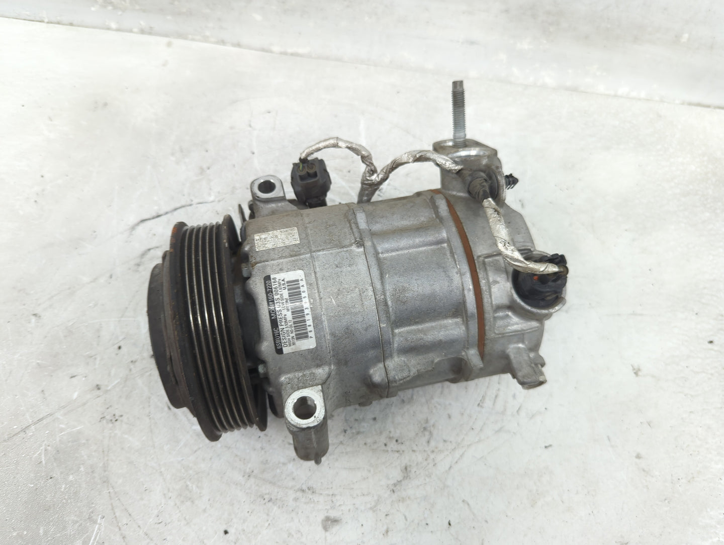 2014-2016 Dodge Dart Air Conditioning A/c Ac Compressor Oem - Oemusedautoparts1.com