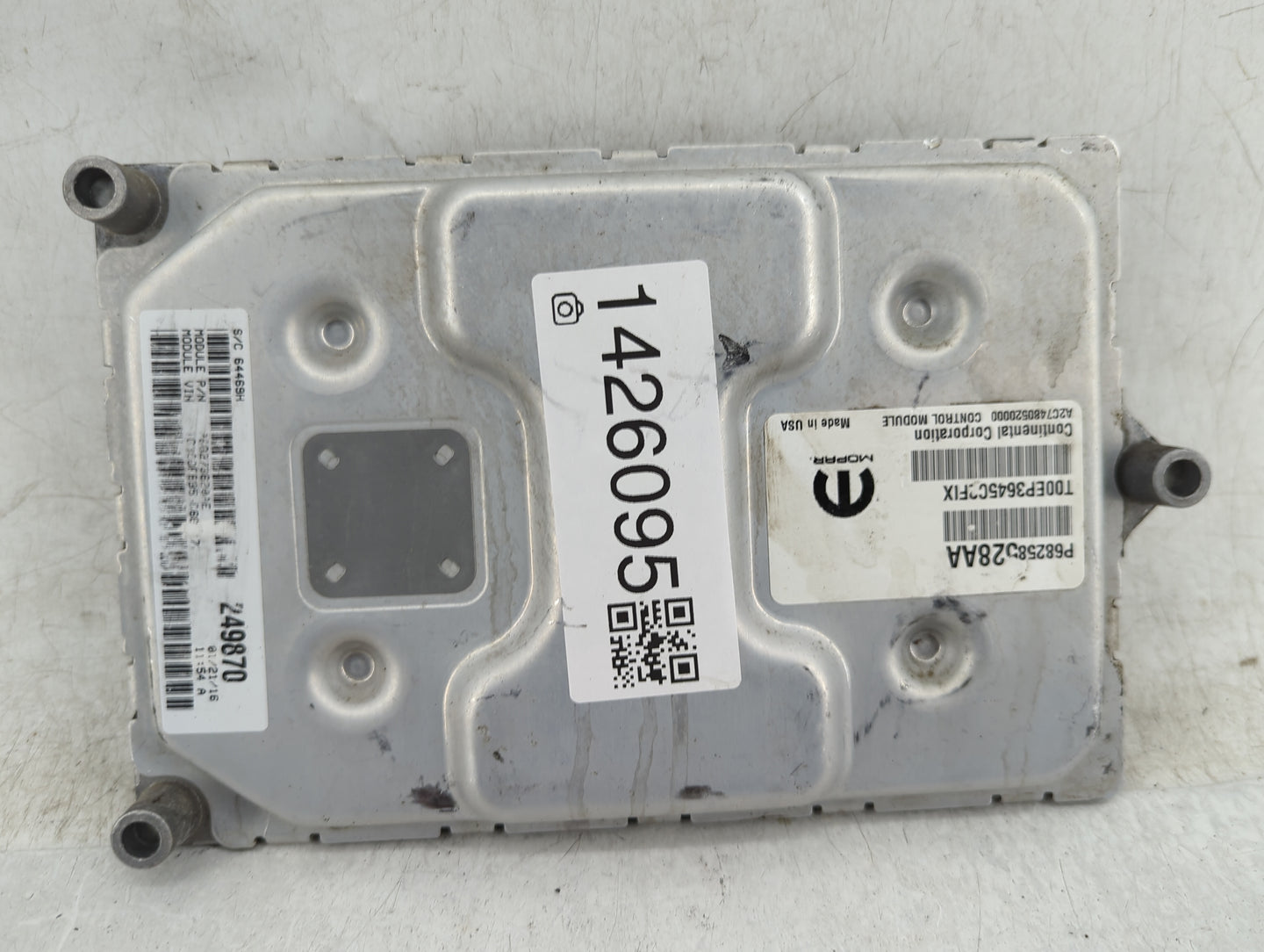 2015-2016 Dodge Dart PCM Engine Control Computer ECU ECM PCU OEM P/N:P68258528AA T00EP36459C7FIX, A2C53358551 Fits Fits 2015
