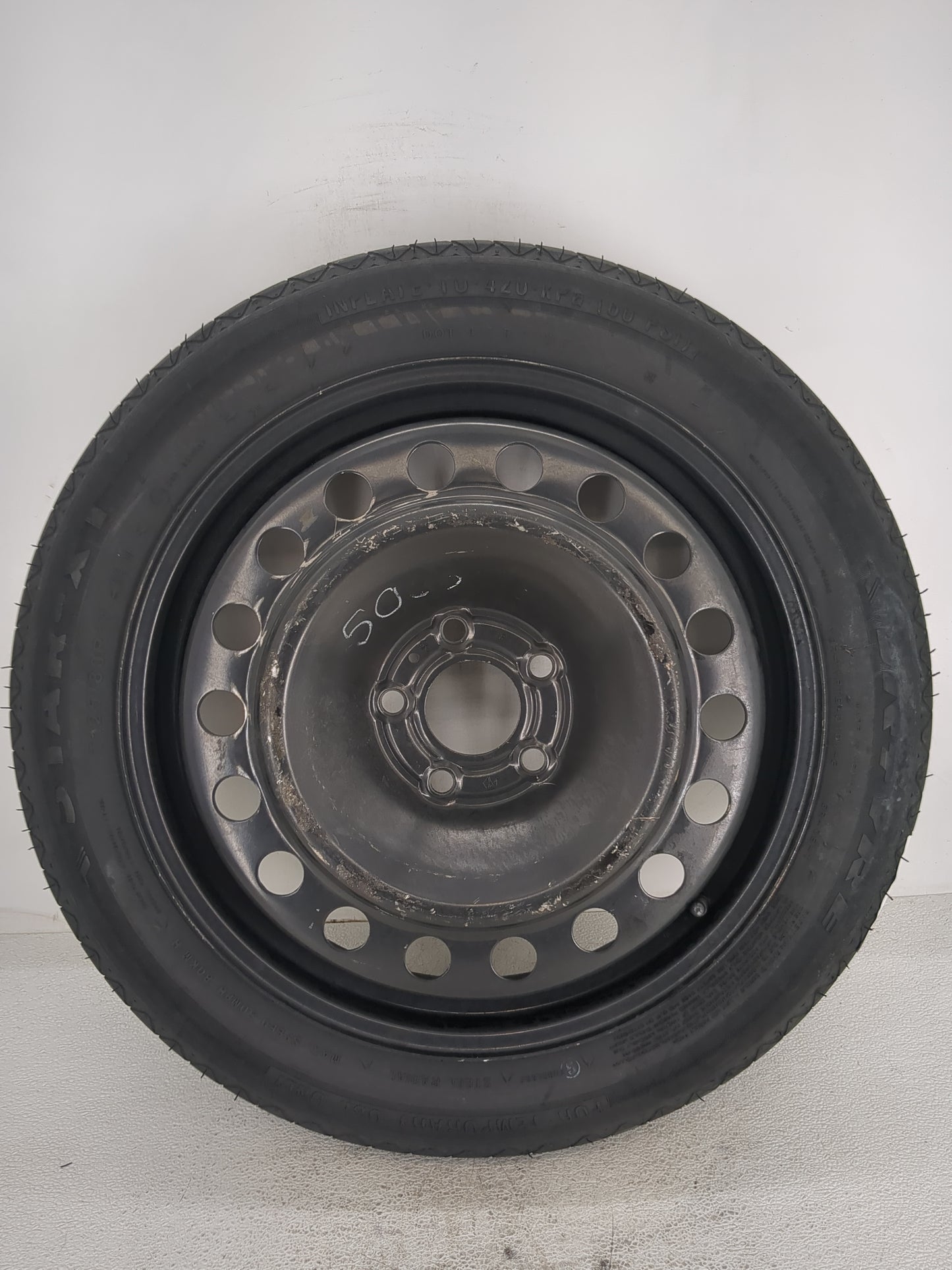 2013-2016 Dodge Dart Spare Donut Tire Wheel Rim Oem 1455282 - Oemusedautoparts1.com
