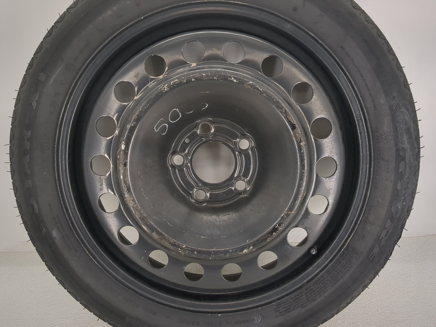 2013-2016 Dodge Dart Spare Donut Tire Wheel Rim Oem 1455282 - Oemusedautoparts1.com