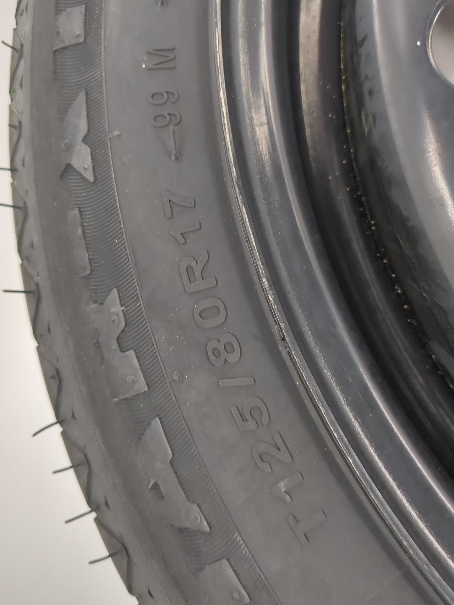 2013-2016 Dodge Dart Spare Donut Tire Wheel Rim Oem 1455282 - Oemusedautoparts1.com