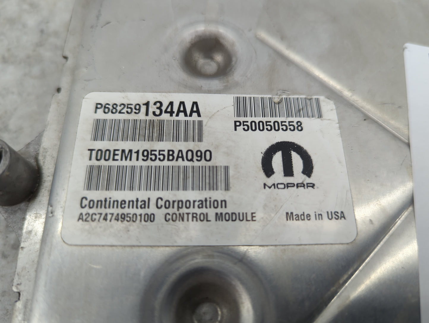 2015-2016 Dodge Dart PCM Engine Control Computer ECU ECM PCU OEM P/N:P68259134AA P50050558, T00EM1955BAQ90 Fits Fits 2015 20