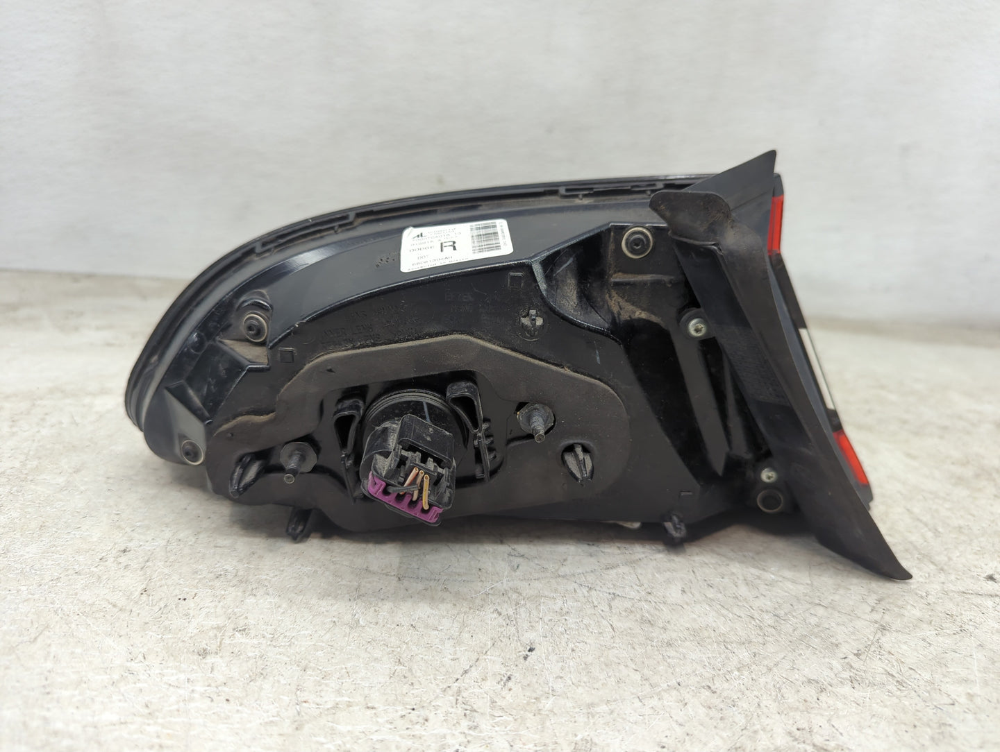 2016 Dodge Dart Tail Light Assembly Passenger Right OEM P/N:68081394AH Fits OEM Used Auto Parts - Oemusedautoparts1.com