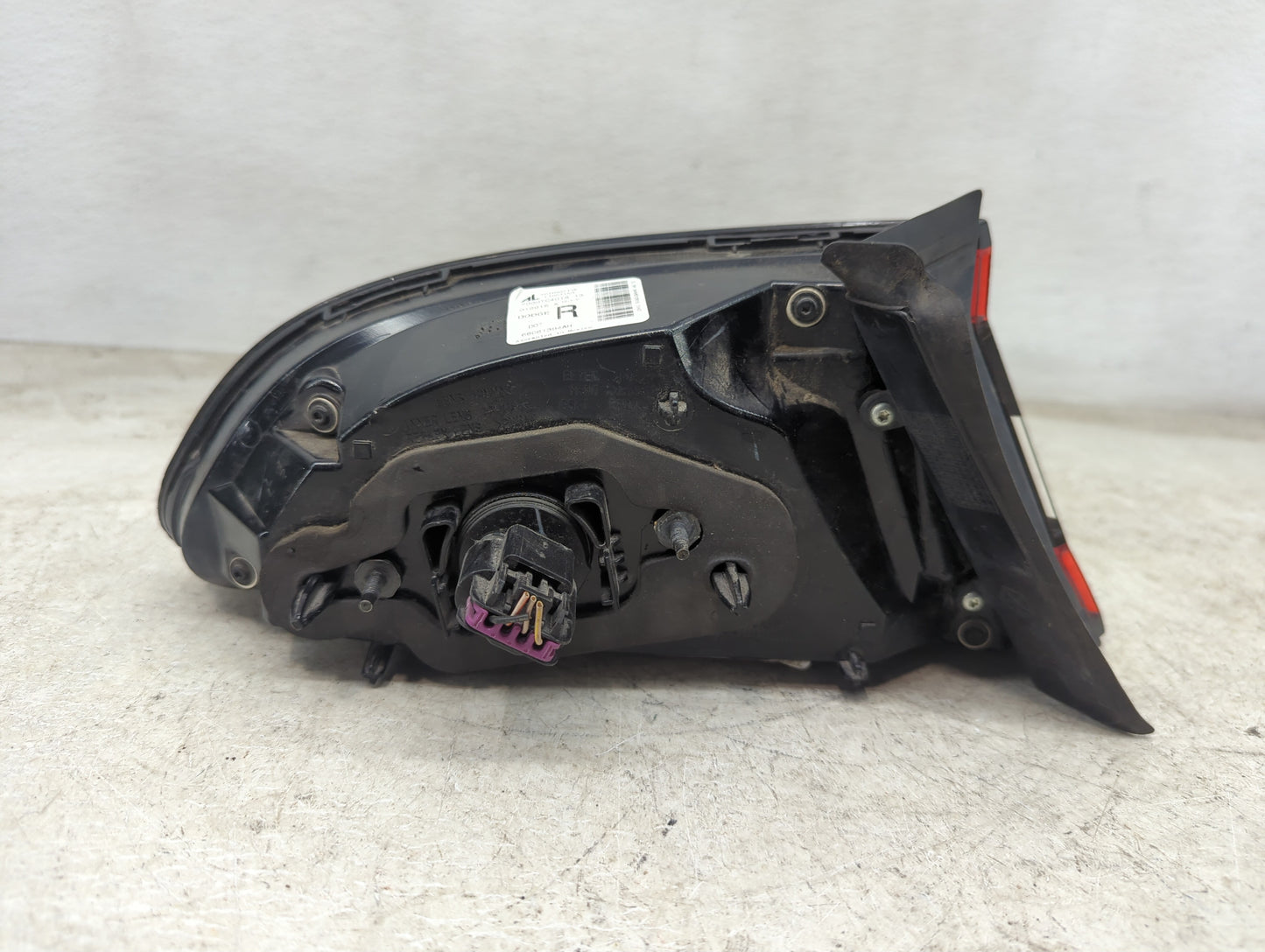 2016 Dodge Dart Tail Light Assembly Passenger Right OEM P/N:68081394AH Fits OEM Used Auto Parts - Oemusedautoparts1.com