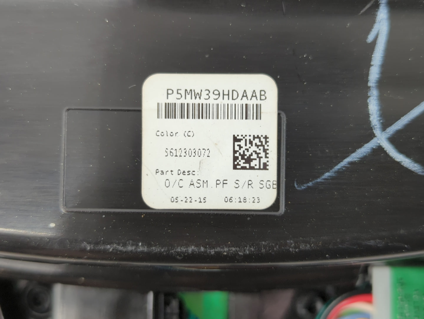 2016-2016 Dodge Dart Overhead Roof Console Interior Dome Light Black - Oemusedautoparts1.com