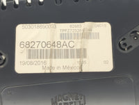 2016 Dodge Dart Instrument Cluster Speedometer Gauges P/N:68270648AC 68270648AB Fits OEM Used Auto Parts - Oemusedautoparts1