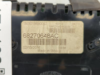 2016 Dodge Dart Instrument Cluster Speedometer Gauges P/N:68270648AC 68270648AB Fits OEM Used Auto Parts - Oemusedautoparts1
