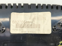 2016 Dodge Dart Instrument Cluster Speedometer Gauges P/N:68270648AC 68270648AB Fits OEM Used Auto Parts - Oemusedautoparts1