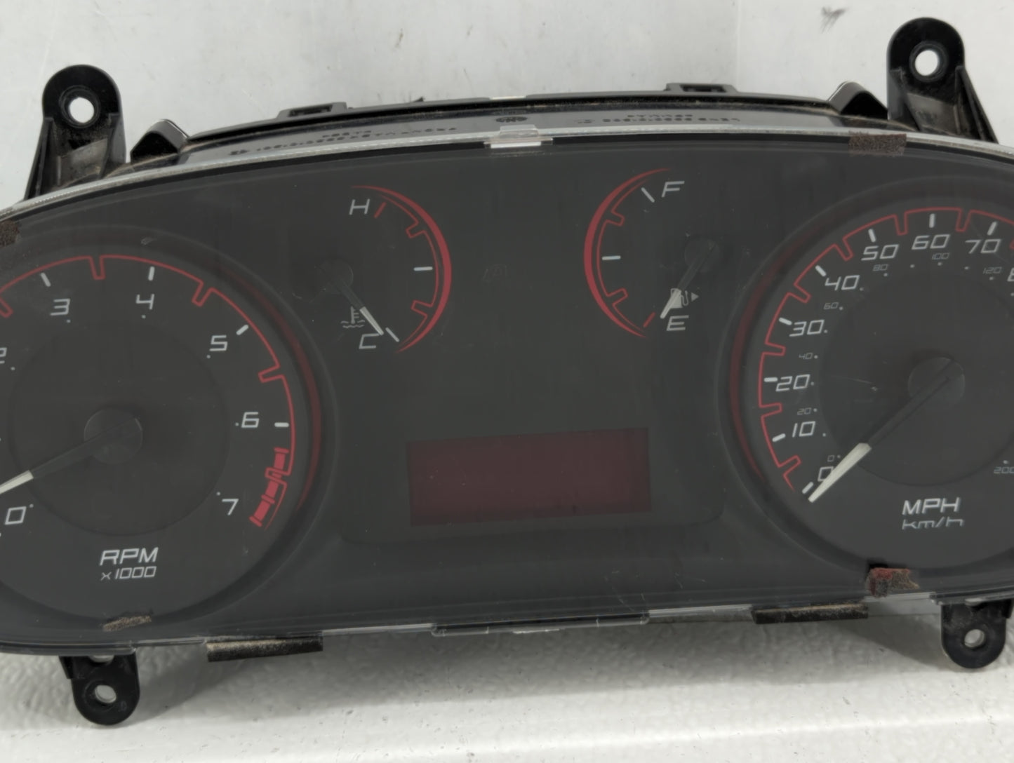 2016 Dodge Dart Instrument Cluster Speedometer Gauges P/N:>PMMA< 5550101502 Fits OEM Used Auto Parts - Oemusedautoparts1.com