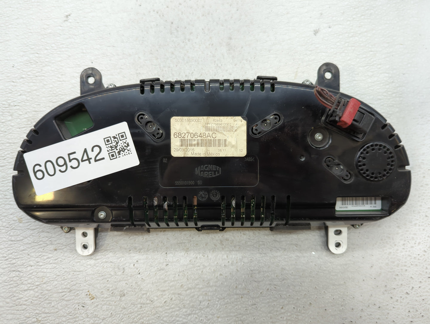 2016 Dodge Dart Instrument Cluster Speedometer Gauges P/N:68270648AC Fits OEM Used Auto Parts - Oemusedautoparts1.com
