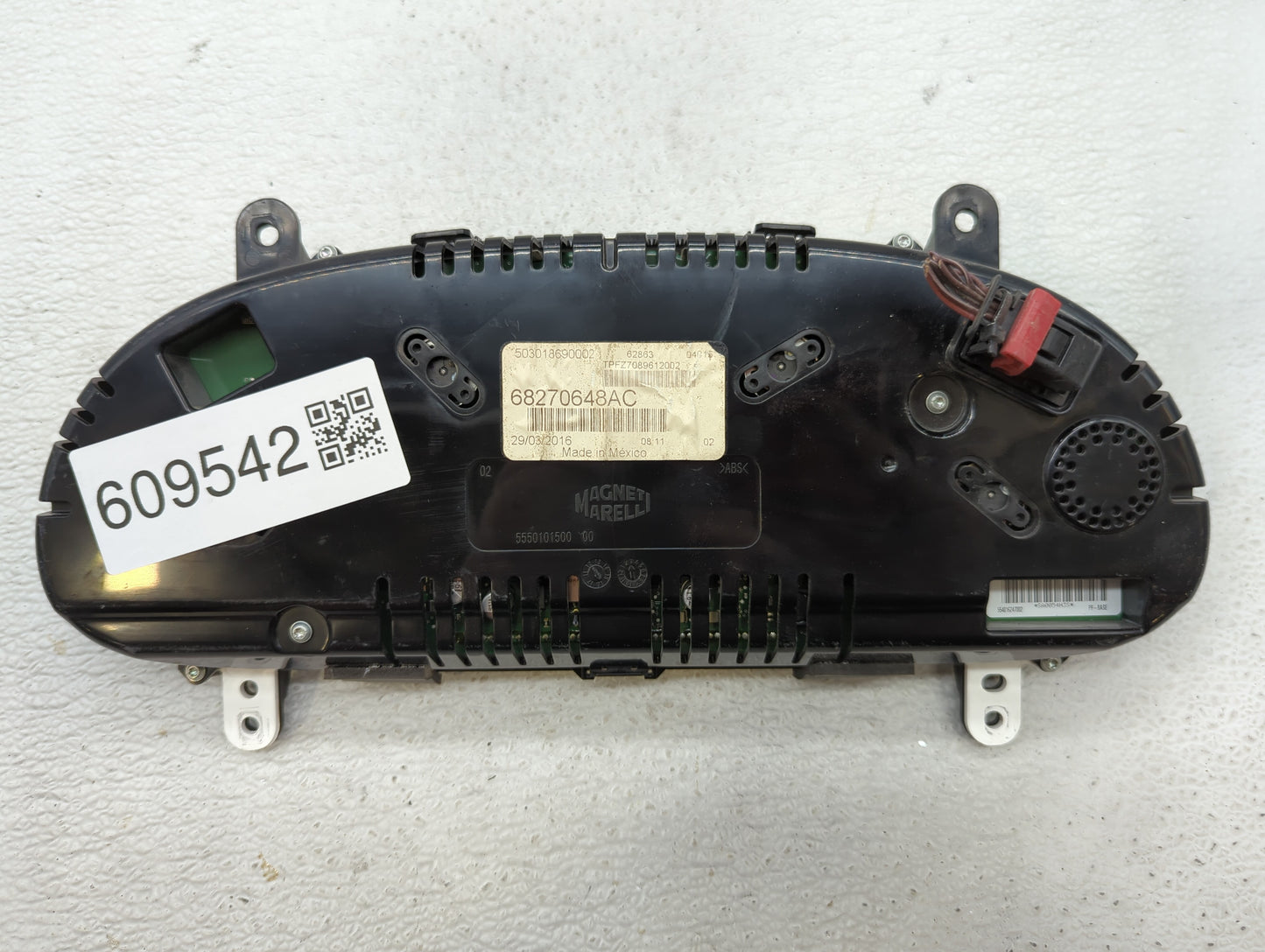 2016 Dodge Dart Instrument Cluster Speedometer Gauges P/N:68270648AC Fits OEM Used Auto Parts - Oemusedautoparts1.com
