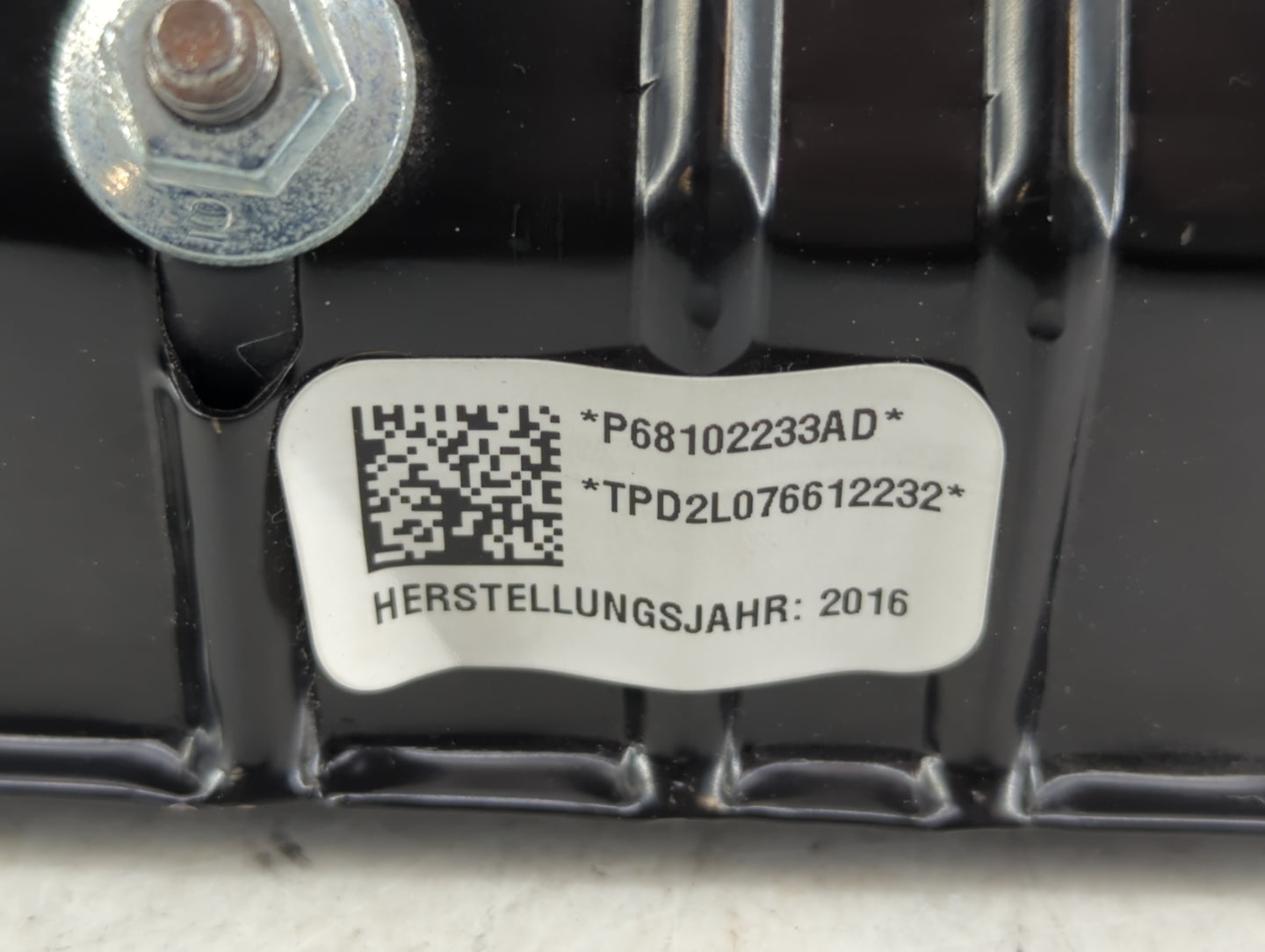 2013-2016 Dodge Dart Air Bag Driver Left Knee OEM P/N:p68102233AD Fits Fits 2013 2014 2015 2016 OEM Used Auto Parts - Oemuse