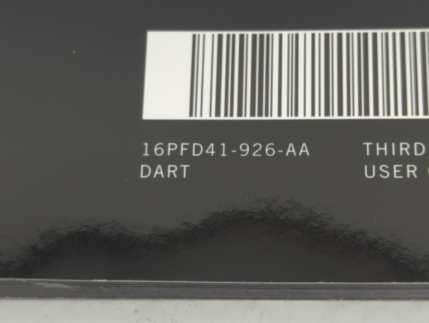 2016 Dodge Dart Owners Manual Book Guide P/N:16PFD41-926-AA OEM Used Auto Parts - Oemusedautoparts1.com