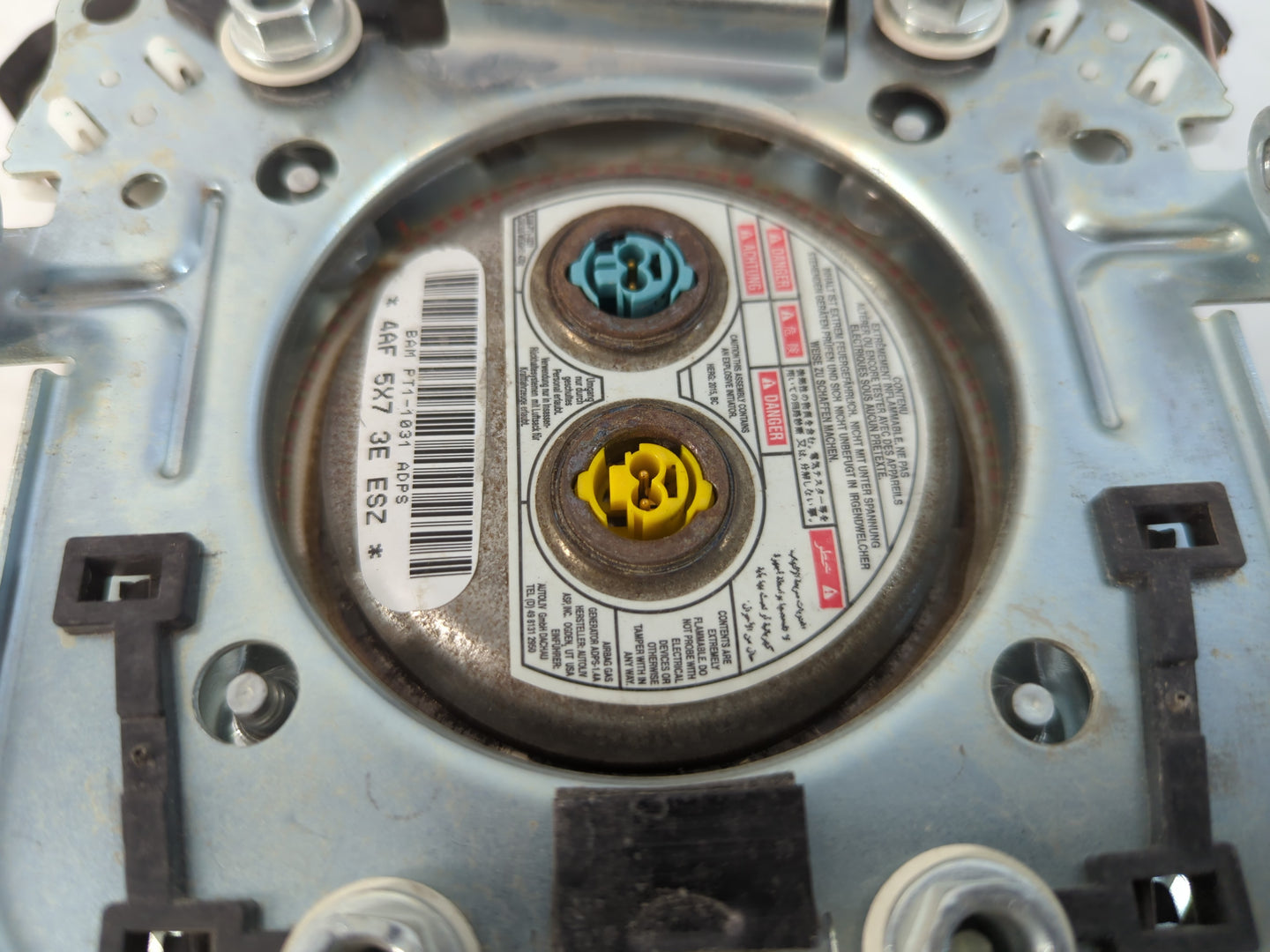 2013-2016 Dodge Dart Air Bag Driver Left Steering Wheel Mounted P/N:P1TL52DX9AD Fits Fits 2013 2014 2015 2016 OEM Used Auto 