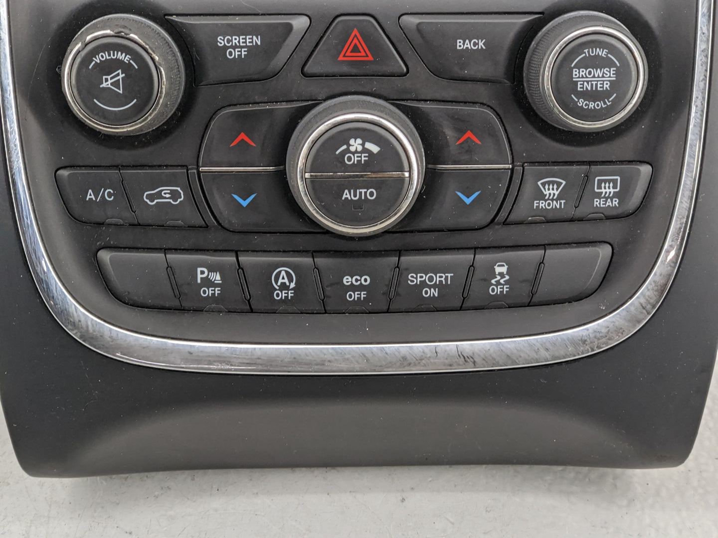 2016-2017 Dodge Durango Climate Control Module Temperature AC/Heater Replacement P/N:P68253735AE Fits Fits 2016 2017 OEM Use