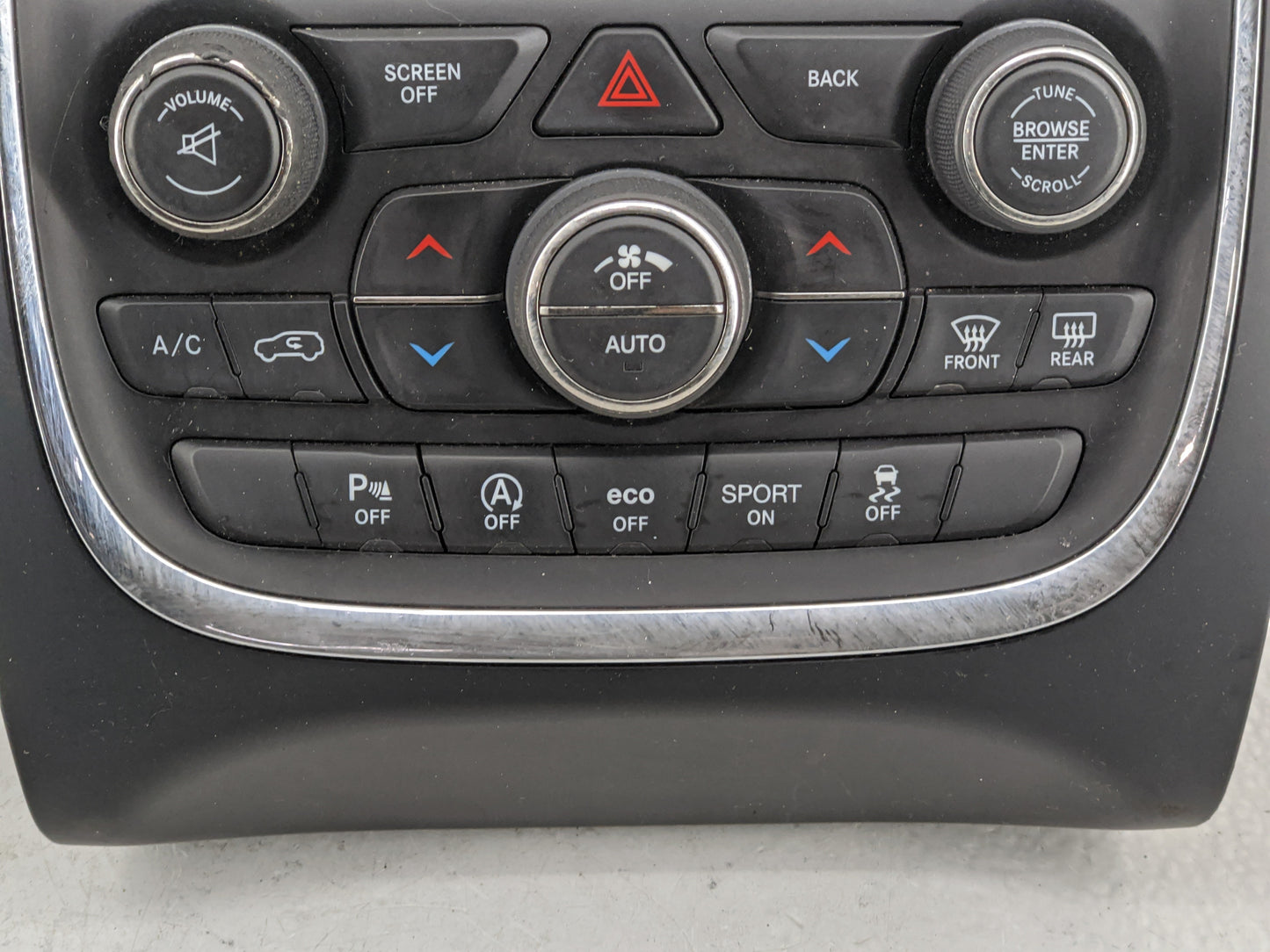 2016-2017 Dodge Durango Climate Control Module Temperature AC/Heater Replacement P/N:P68253735AE Fits Fits 2016 2017 OEM Use