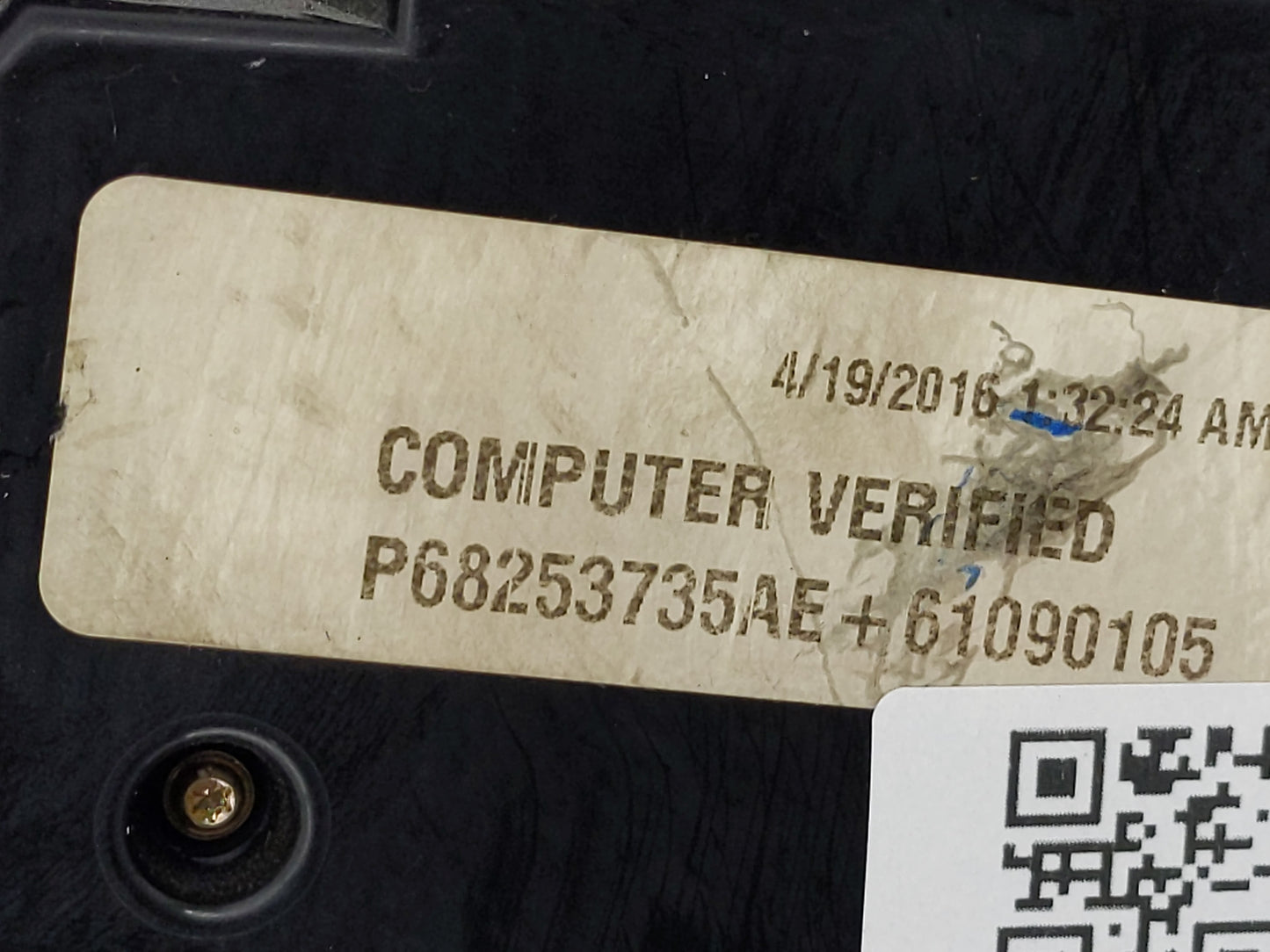2016-2017 Dodge Durango Climate Control Module Temperature AC/Heater Replacement P/N:P68253735AE Fits Fits 2016 2017 OEM Use