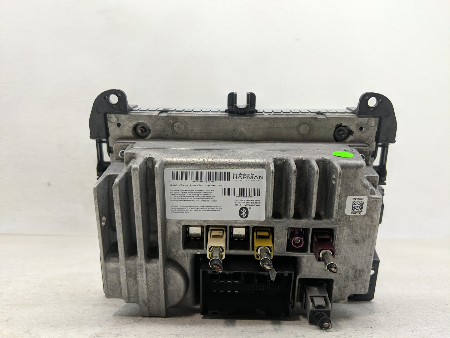 2016 Dodge Durango Radio AM FM Cd Player Receiver Replacement P/N:68258382AF T00BE050673753 Fits OEM Used Auto Parts - Oemus