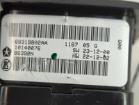 2016-2021 Dodge Durango Master Power Window Switch Replacement Driver Side Left P/N:68319802AA 68289802AB Fits OEM Used Auto