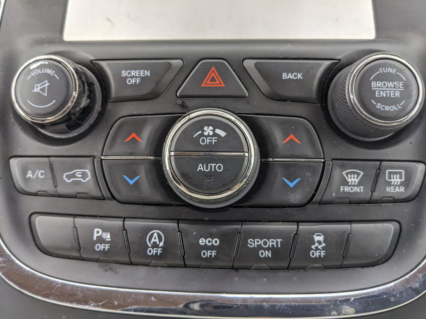 2016-2017 Dodge Durango Climate Control Module Temperature AC/Heater Replacement P/N:P68253735AD Fits Fits 2016 2017 OEM Use