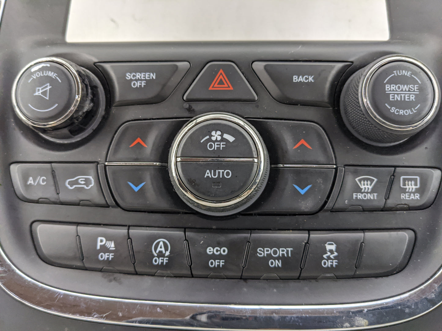 2016-2017 Dodge Durango Climate Control Module Temperature AC/Heater Replacement P/N:P68253735AD Fits Fits 2016 2017 OEM Use