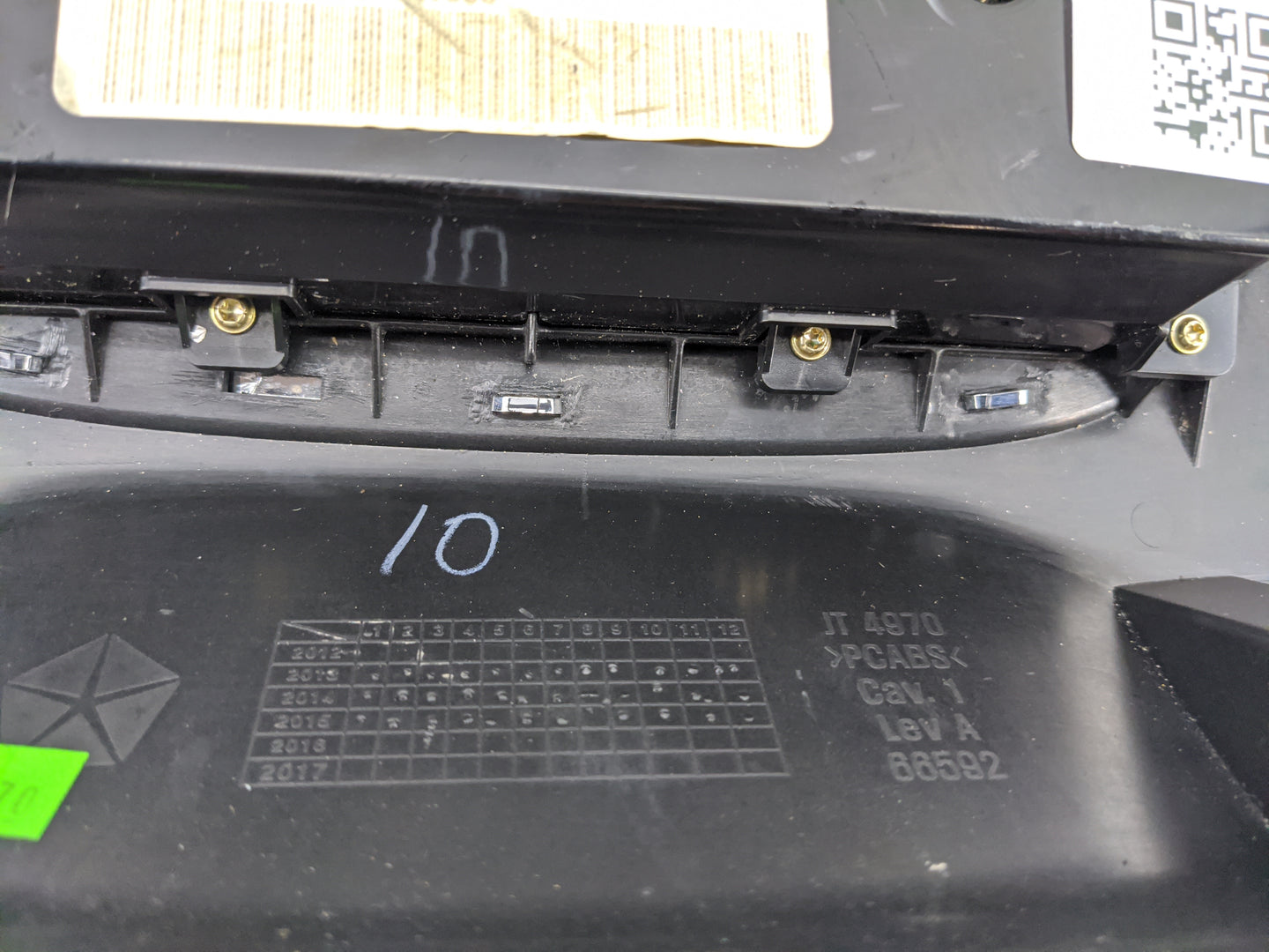 2016-2017 Dodge Durango Climate Control Module Temperature AC/Heater Replacement P/N:P68253735AD Fits Fits 2016 2017 OEM Use