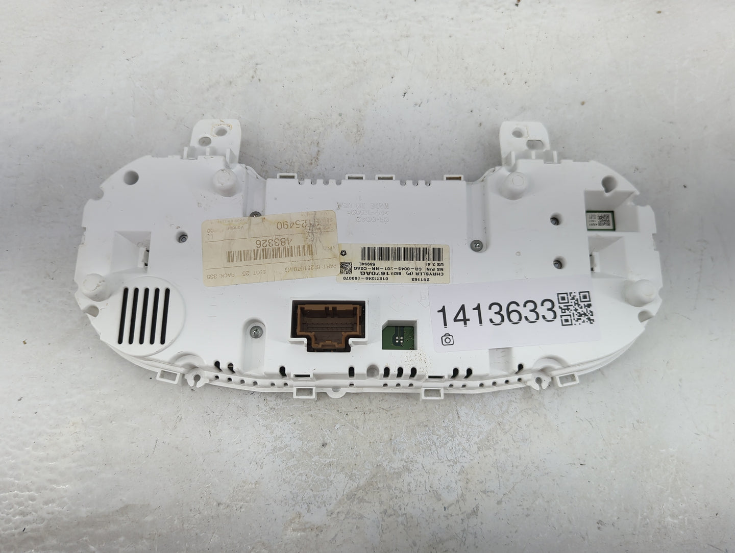 2016 Dodge Durango Instrument Cluster Speedometer Gauges P/N:68251670AG Fits OEM Used Auto Parts - Oemusedautoparts1.com