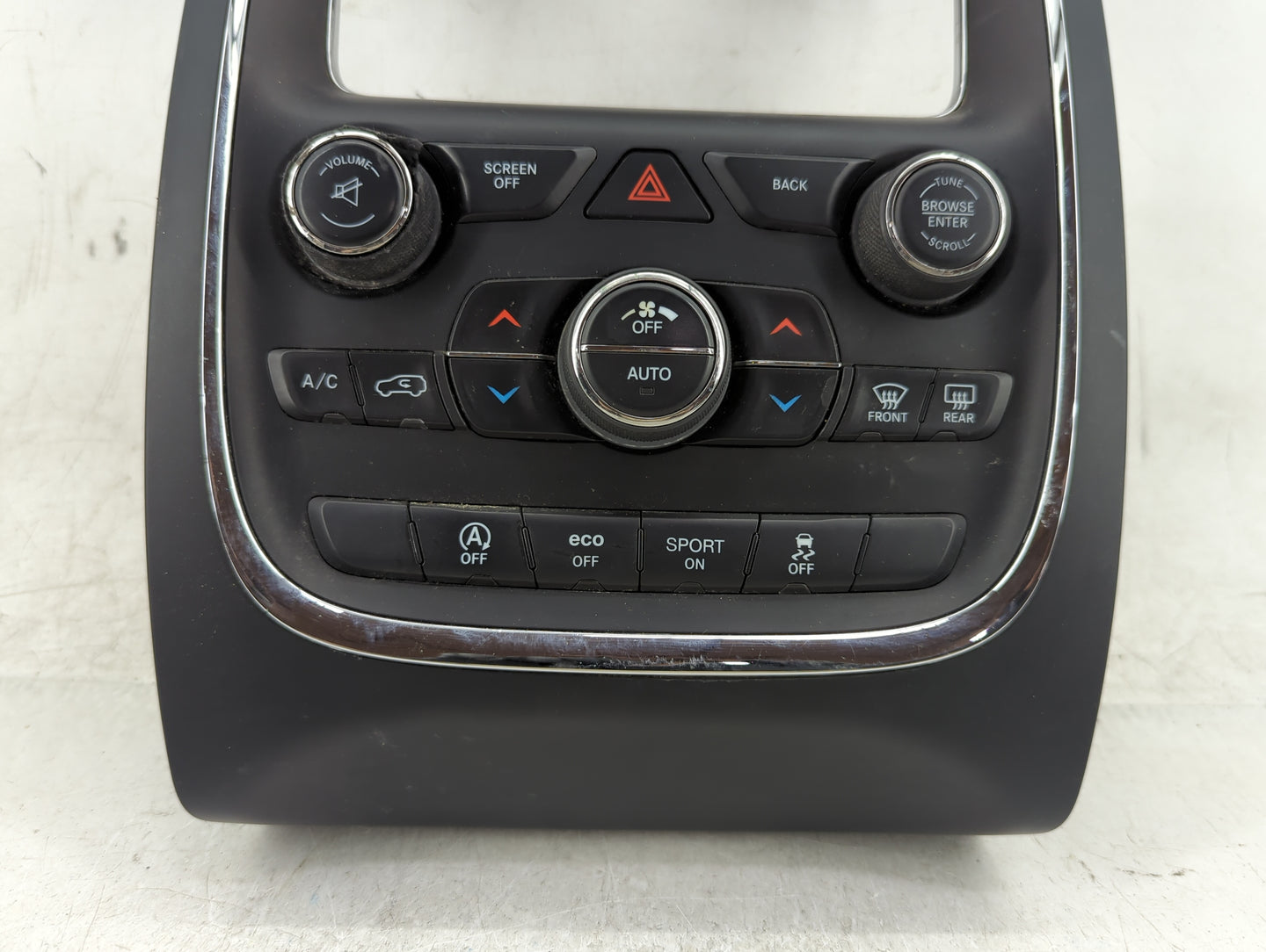 2016-2017 Dodge Durango Climate Control Module Temperature AC/Heater Replacement P/N:68253725AG Fits Fits 2016 2017 OEM Used