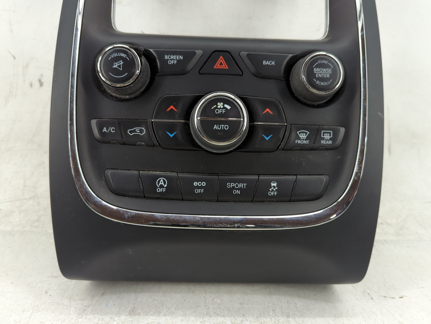 2016-2017 Dodge Durango Climate Control Module Temperature AC/Heater Replacement P/N:68253725AG Fits Fits 2016 2017 OEM Used