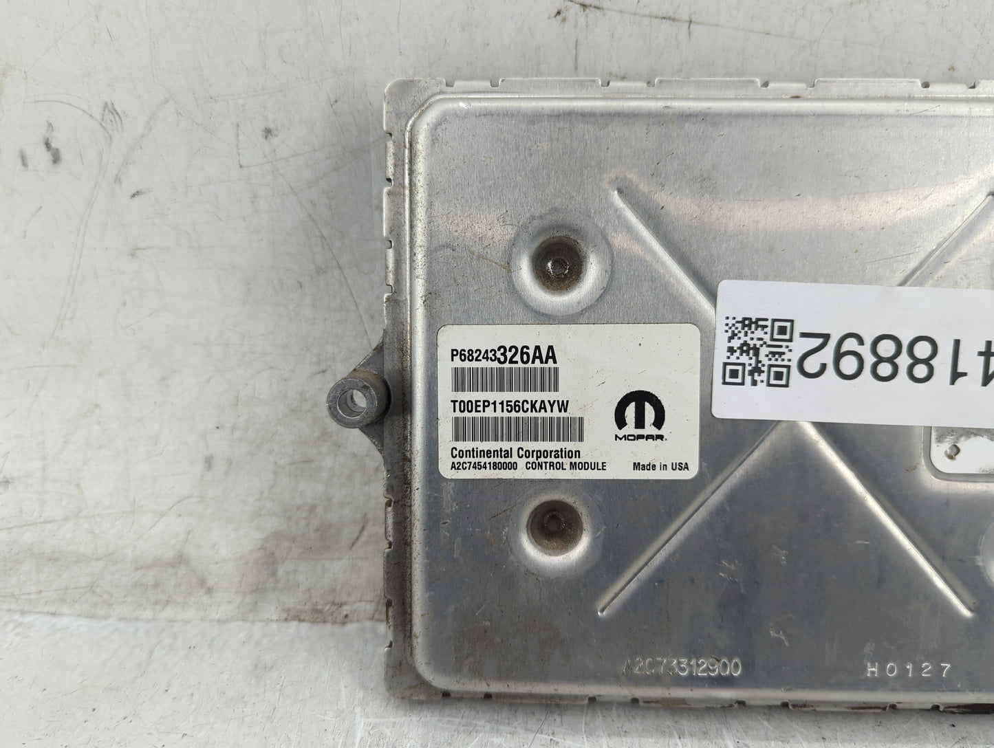 2016-2017 Dodge Durango PCM Engine Control Computer ECU ECM PCU OEM Fits Fits 2016 2017 OEM Used Auto Parts - Oemusedautopar