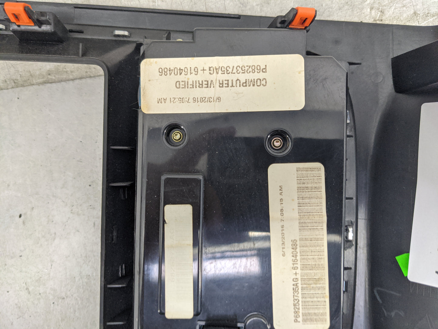 2016-2017 Dodge Durango Climate Control Module Temperature AC/Heater Replacement P/N:P68253735AG Fits Fits 2016 2017 OEM Use