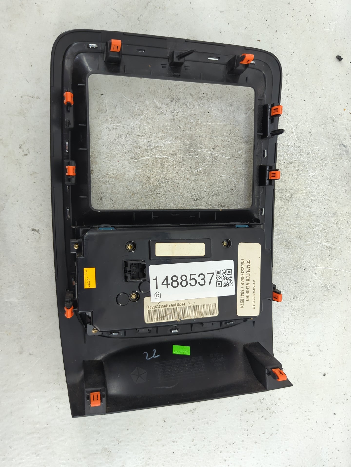 2016-2017 Dodge Durango Climate Control Module Temperature AC/Heater Replacement P/N:P68253725AE 60410574 Fits Fits 2016 201