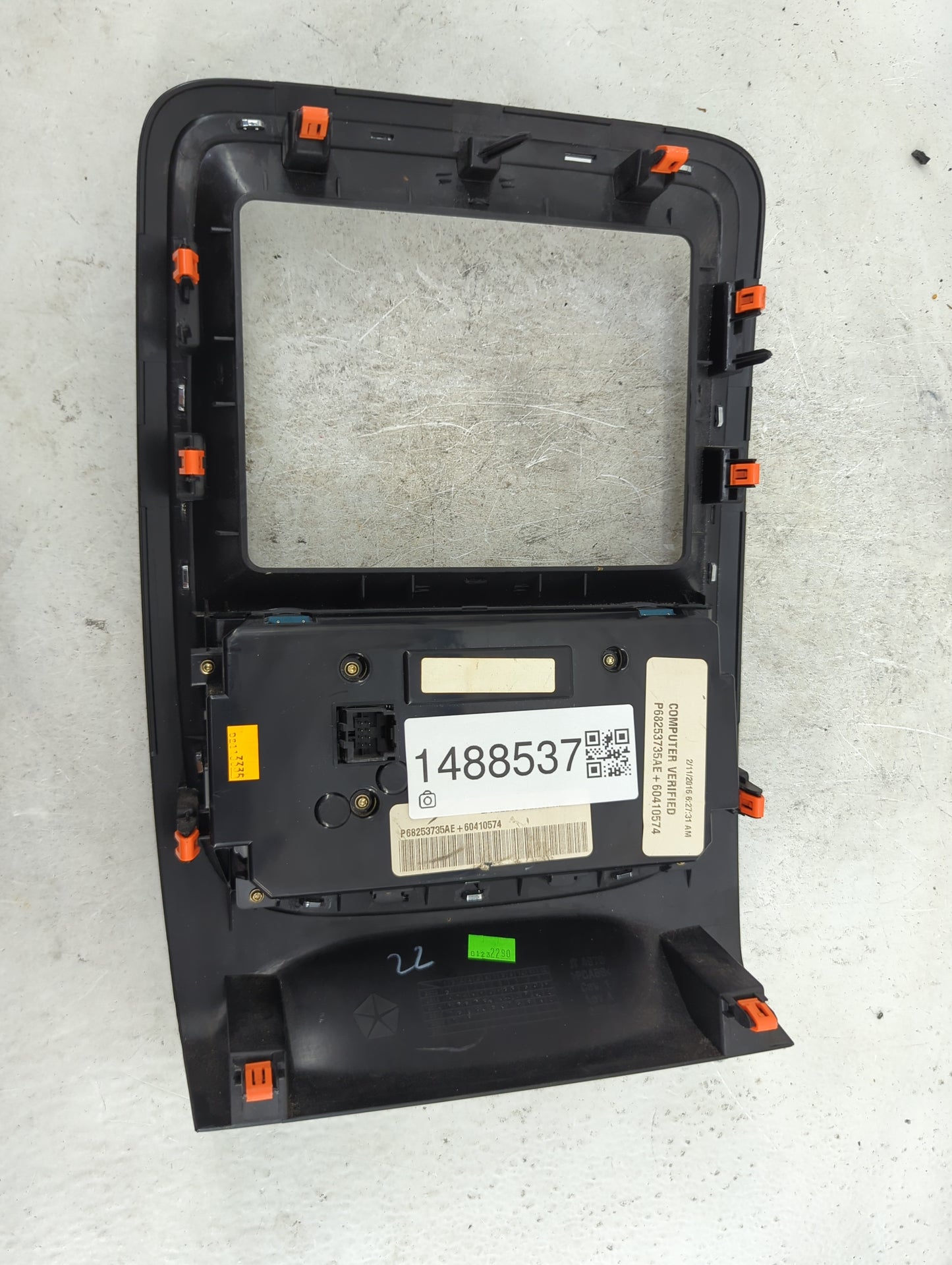 2016-2017 Dodge Durango Climate Control Module Temperature AC/Heater Replacement P/N:P68253725AE 60410574 Fits Fits 2016 201