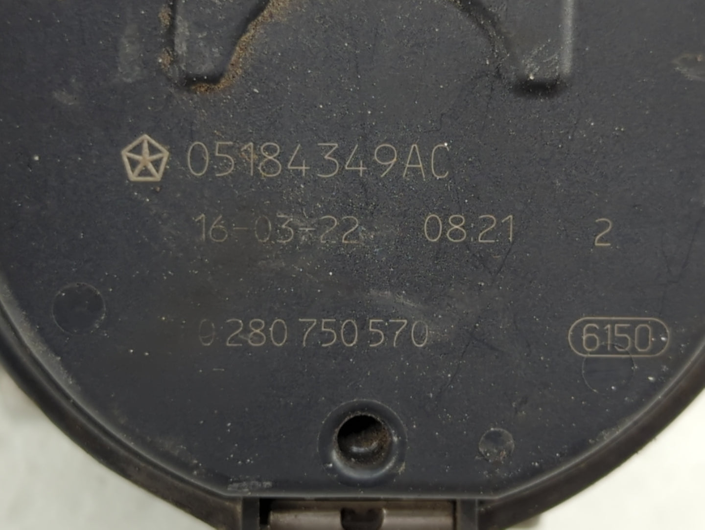 2011-2022 Dodge Durango Throttle Body P/N:05184349AE 05184349AD Fits OEM Used Auto Parts - Oemusedautoparts1.com