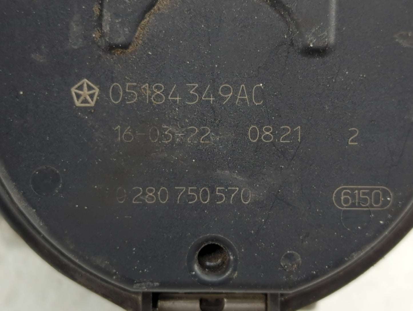 2011-2022 Dodge Durango Throttle Body P/N:05184349AE 05184349AD Fits OEM Used Auto Parts - Oemusedautoparts1.com