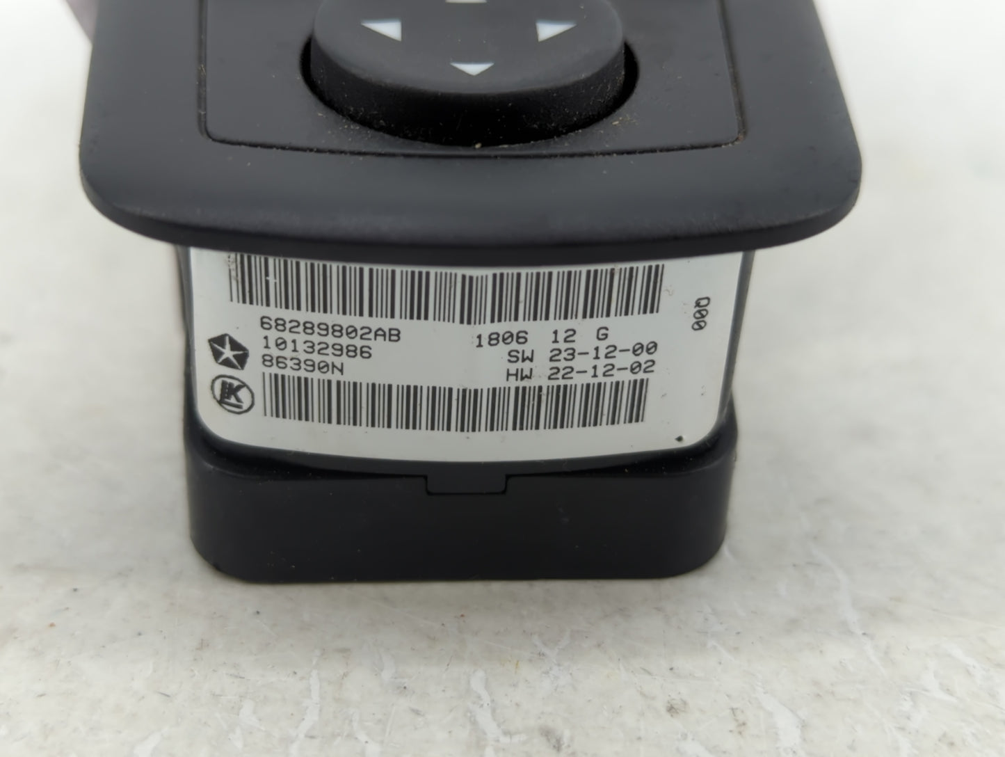 2016-2021 Dodge Durango Master Power Window Switch Replacement Driver Side Left P/N:68289802AB Fits OEM Used Auto Parts - Oe