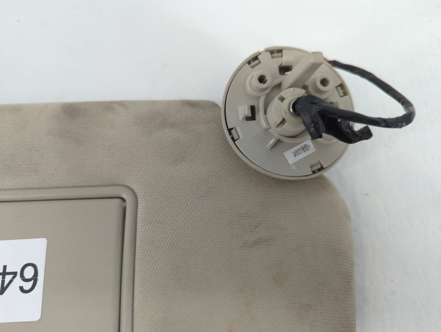 2011-2022 Dodge Durango Sun Visor Shade Replacement Passenger Right Mirror Fits OEM Used Auto Parts - Oemusedautoparts1.com