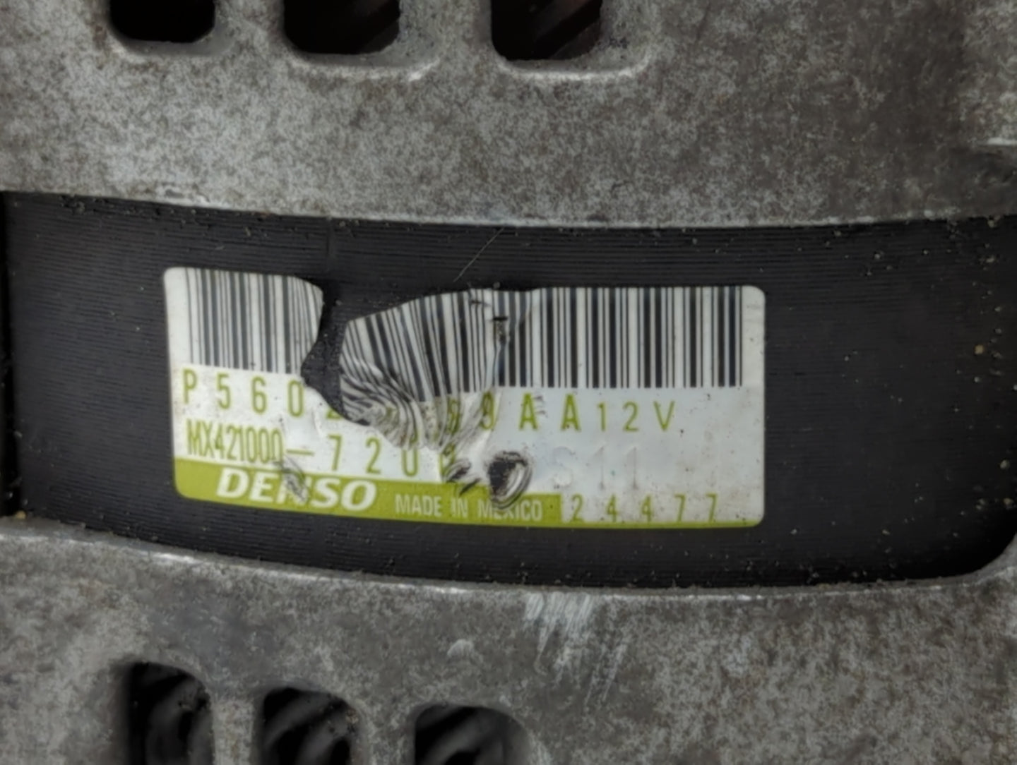 2011-2015 Dodge Durango Alternator Replacement Generator Charging Assembly Engine OEM P/N:MX421000-7200 P56029789AA Fits OEM