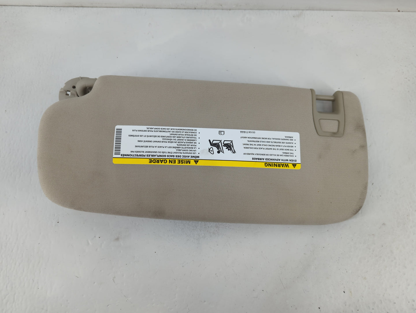 2011-2022 Dodge Durango Sun Visor Shade Replacement Passenger Right Mirror Fits OEM Used Auto Parts - Oemusedautoparts1.com