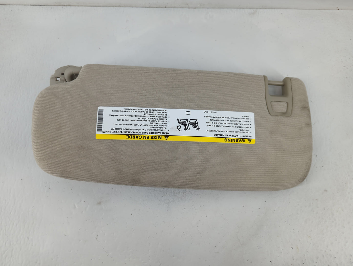 2011-2022 Dodge Durango Sun Visor Shade Replacement Passenger Right Mirror Fits OEM Used Auto Parts - Oemusedautoparts1.com