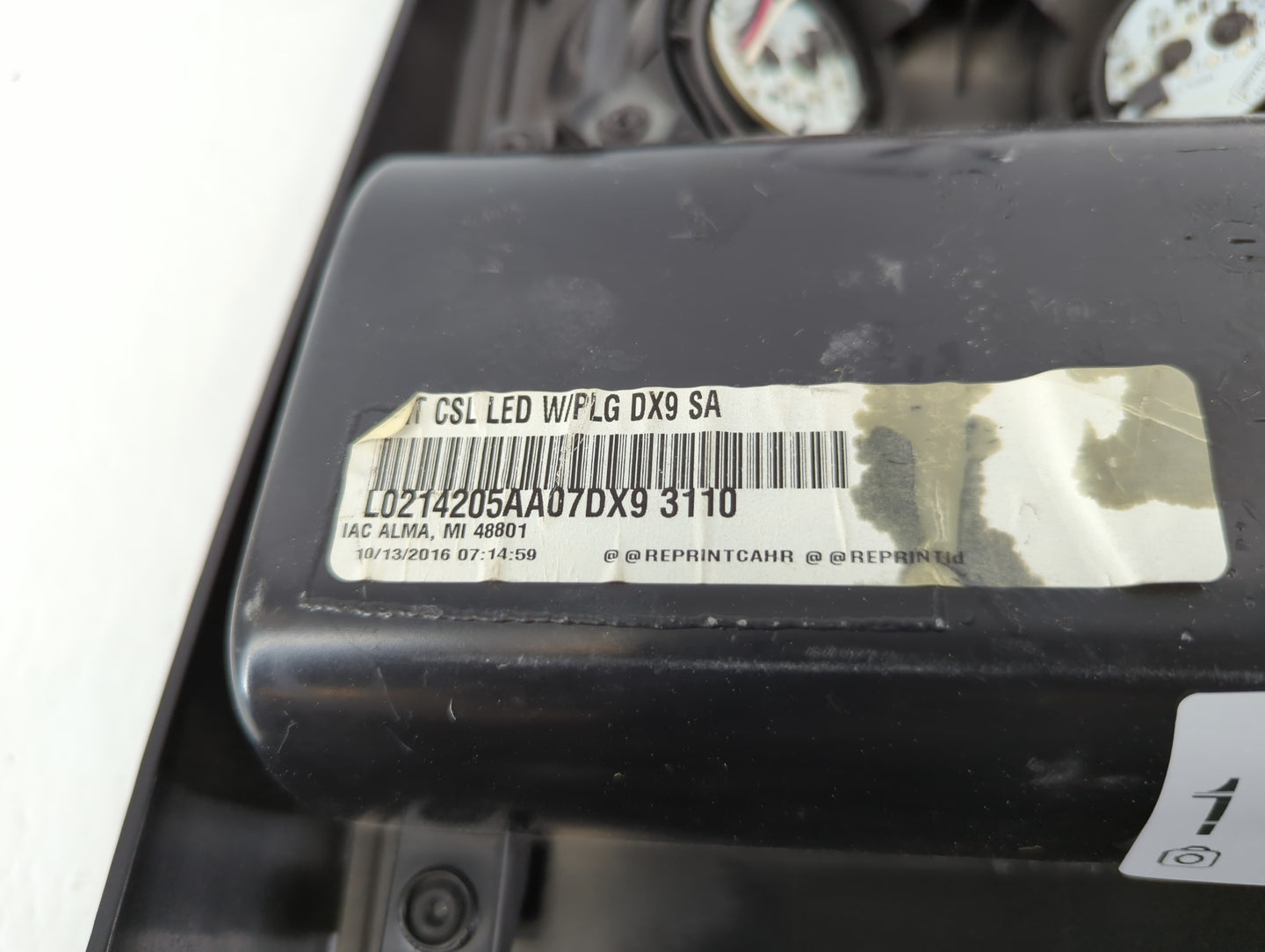 2016 Dodge Grand Caravan Overhead Roof Console - Oemusedautoparts1.com
