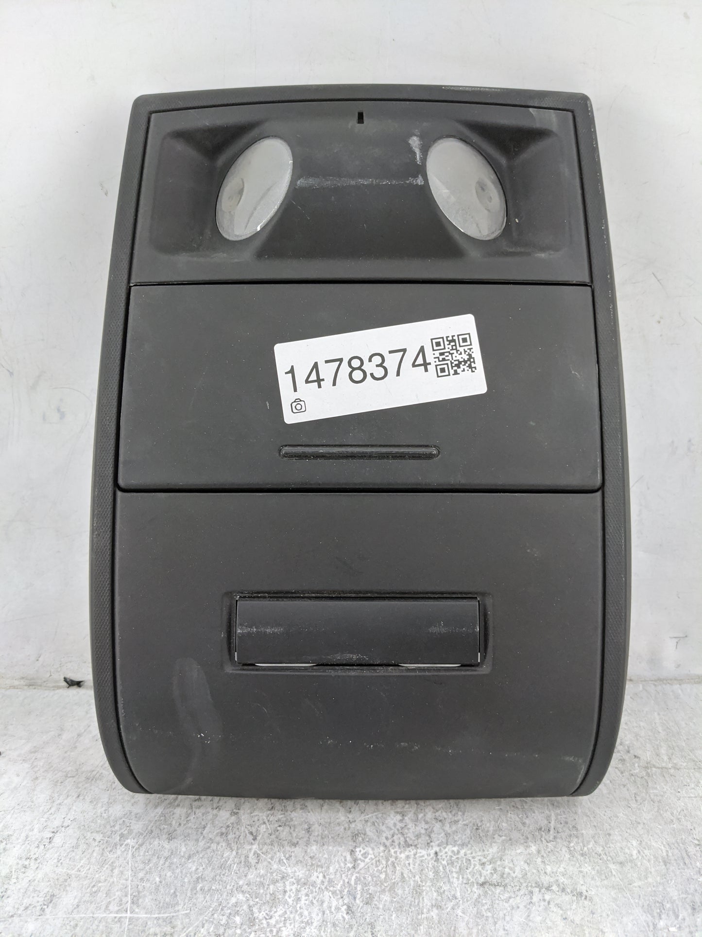 2016 Dodge Grand Caravan Overhead Roof Console Black - Oemusedautoparts1.com